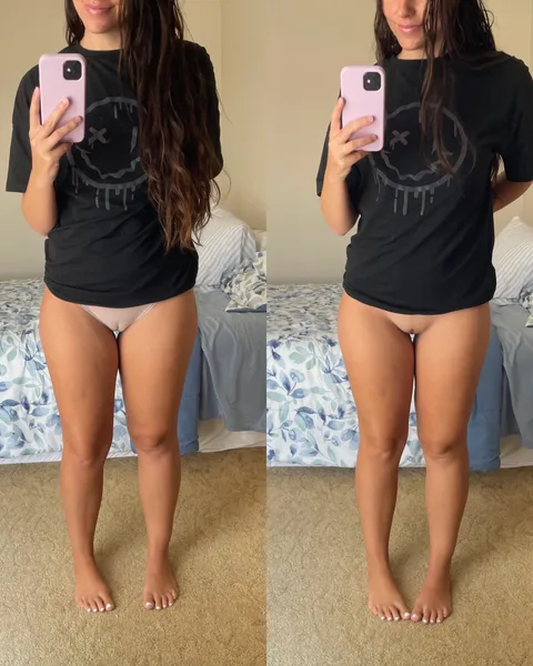 Panties vs no panties